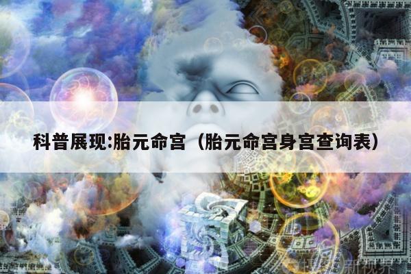 科普展现:胎元命宫（胎元命宫身宫查询表）